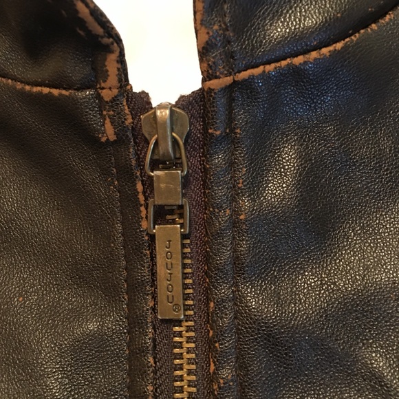 Jou Jou womans large faux leather jacket - Picture 5 of 8